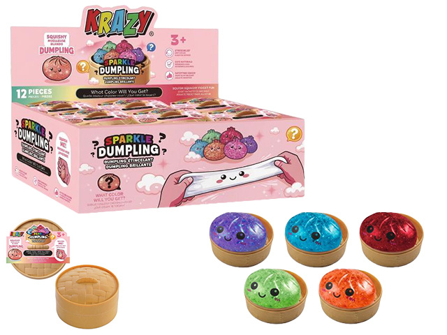 KRAZY SURPRISE SPARKLE SQUISHY DUMPLING UN12