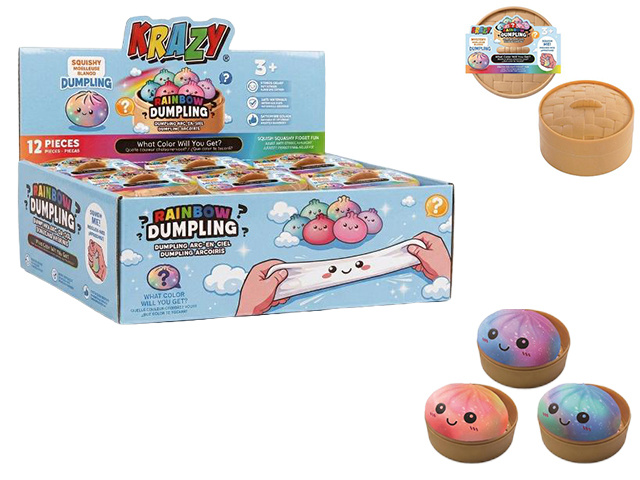 KRAZY SURPRISE RAINBOW SQUISHY DUMPLING UN12