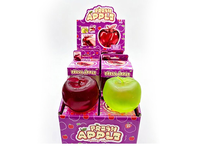 SQUISHY APPLE 6CM UN12