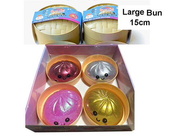 SQUISHY BUN LARGE 15CM UN4