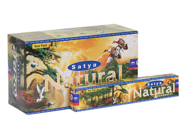 SATYA NATURAL INCENSE 15G UN12