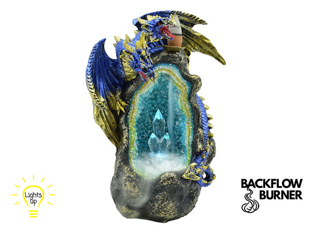 17CM BLUE DRAGON BACKFLOW INCENSE BURNER