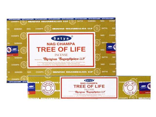SATYA TREE OF LIFE INCENSE 15G UN12