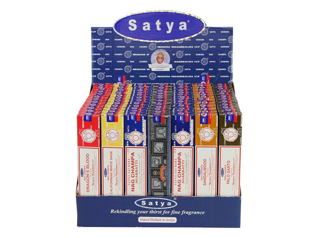 SATYA INCENSE DISPLAY PACK 6ASST UN84