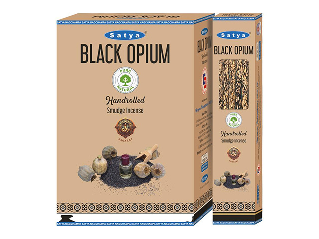 SATYA SMUDGE BLACK OPIUM INCENSE STICKS UN12