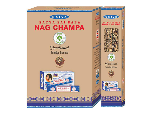 SATYA SMUDGE NAG CHAMPA INCENSE STICKS UN12
