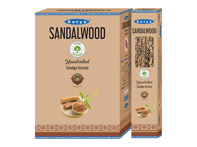 SATYA SMUDGE SANDALWOOD INCENSE STICKS UN12