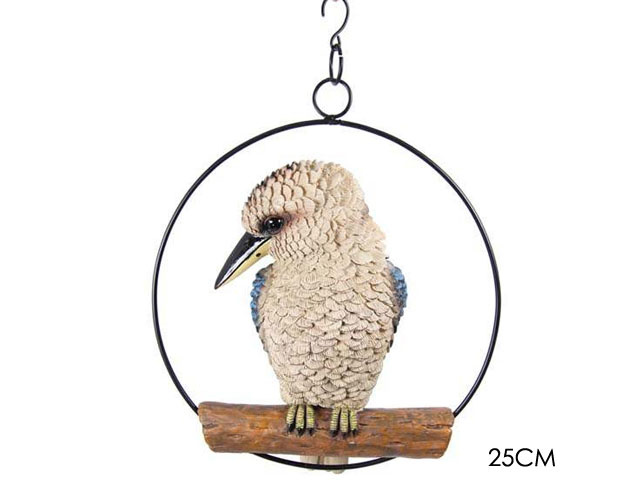 25CM REALISTIC KOOKABURRA IN RING