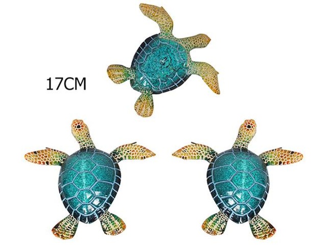 17CM REALISTIC MARBLE BLU TURTLE 3A