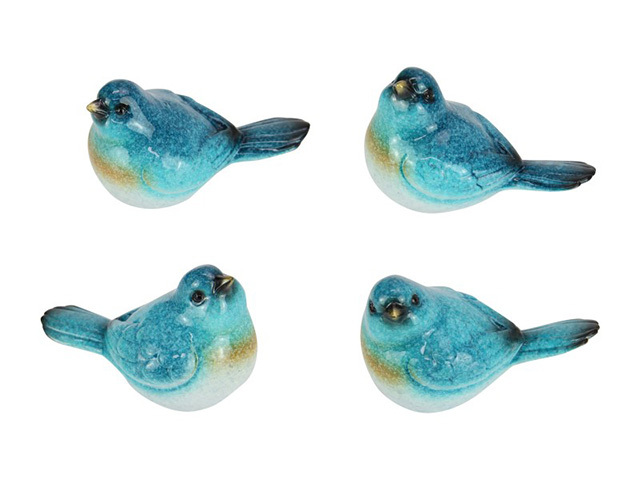 8CM BLUE MARBLE FAIRY WREN 4ASST QTY 8