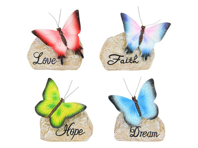 10CM BUTTERFLY ON INSPIRATIONAL SOLD QTY8