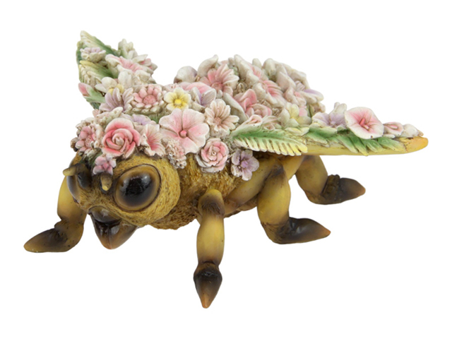 19CM LONG FLORAL BEE