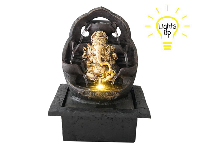 29CM GOLD GANESH FOUNTAIN