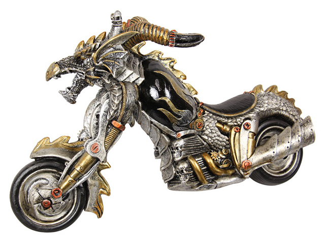 36CM SKULL HELL RIDER STEAM PUNK RIDER