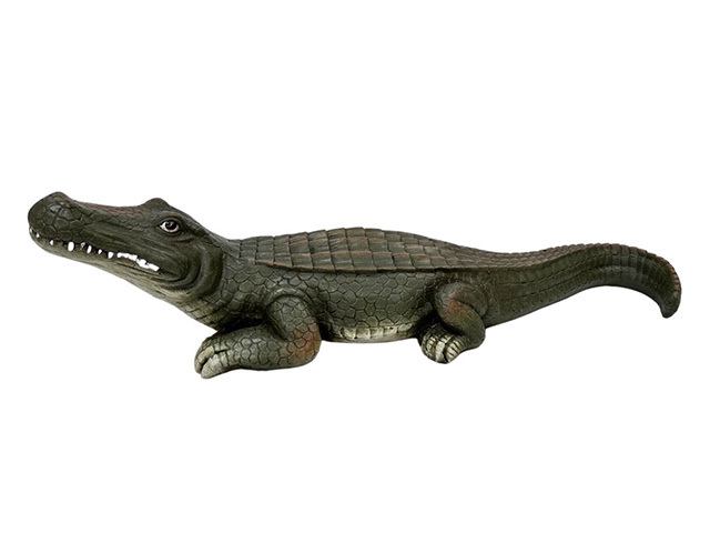 CROCODILE ORNAMENTS 77X25X23CM