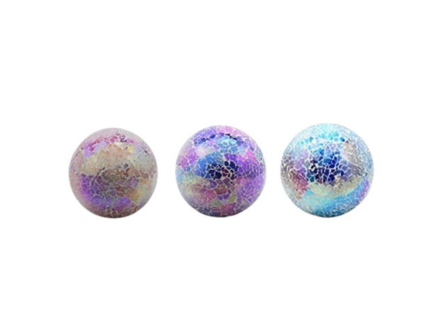 MOSAIC GLASS BALL 3ASST