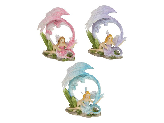 10CM FAIRY PETTING DRAGON 3ASST
