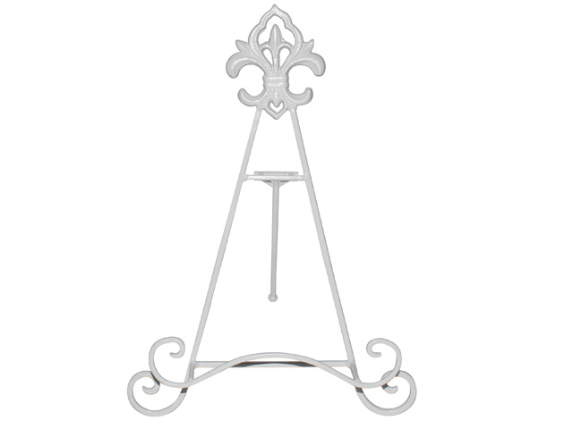 METAL WHITE EASEL STAND 26X17X34CM