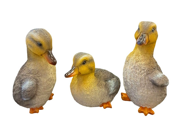 RESIN DUCK 8X7X13CM APPROX QTY 3