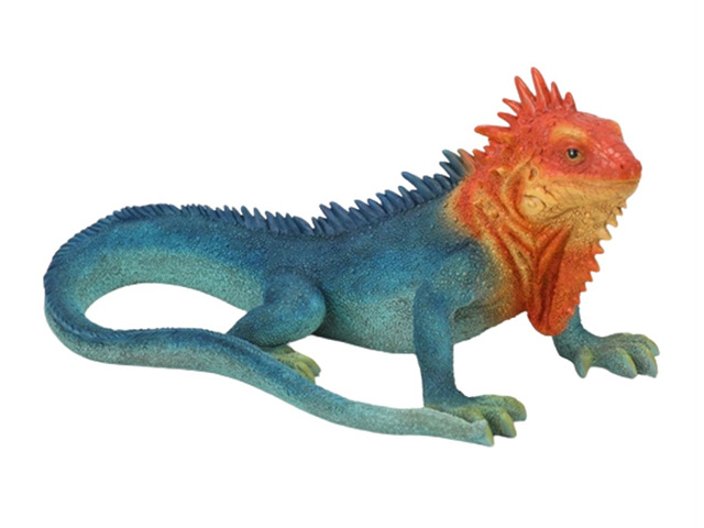 RESIN CHAMELEON FIGURINE 30.5X18.5X15.5CM