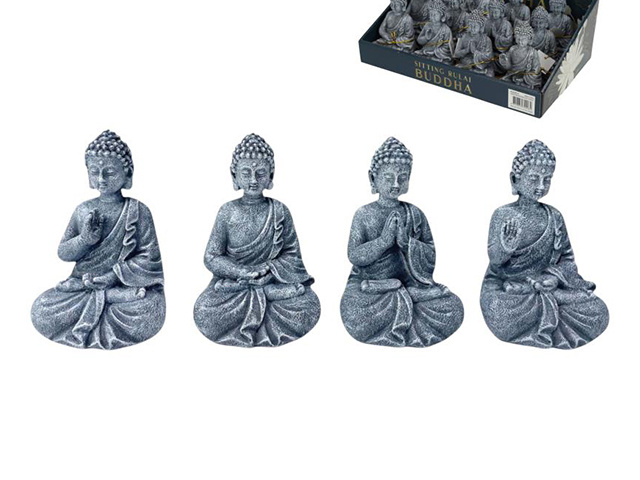 11CM SITTING RULAI BUDDHA 4ASST UN12