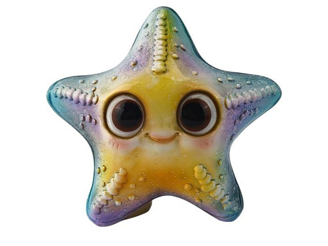 13CM STARFISH STARBURSTER COLOURS