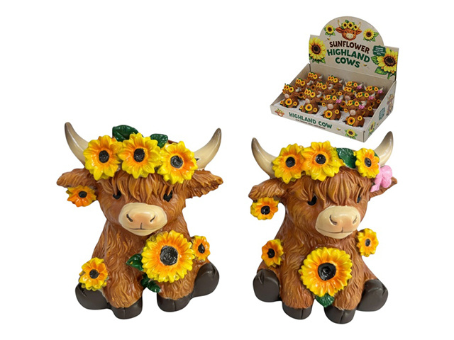11CM SITTING HIGHLAND COW 2ASST UN12