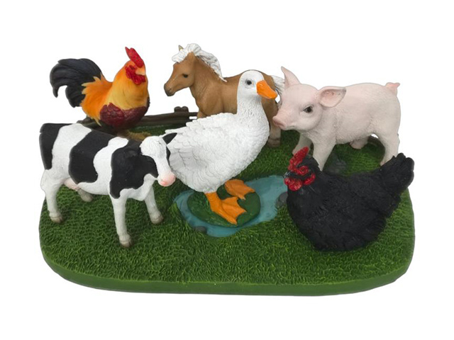 11CM FARMYARD ANIMALS 6ASST UN24