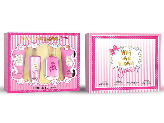 WOMENS PERFUME GIFT SET VIVA LAS VEGAS