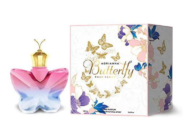 WOMENS PERFUME 100ML ADRIANNA BUTTERFLY