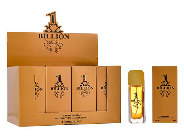 MENS PERFUME 1 BILLION 30ML UN12