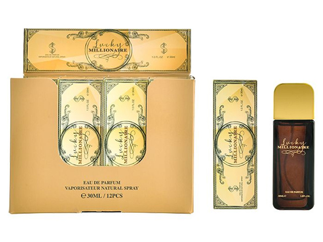 MENS PERFUME LUCKY MILLIONAIRE 30ML UN12