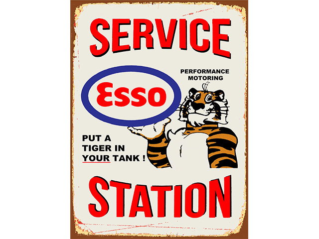TIN SIGN ESSO