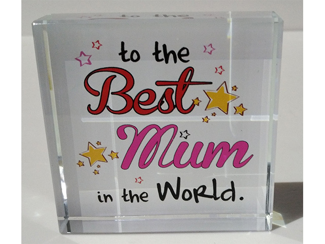 BEST MUM BLOCK 8x8CM