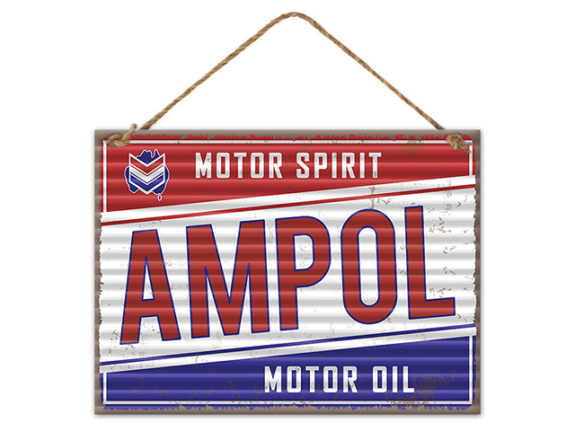 SIGN AMPOL MOTOR OIL 30X40CM