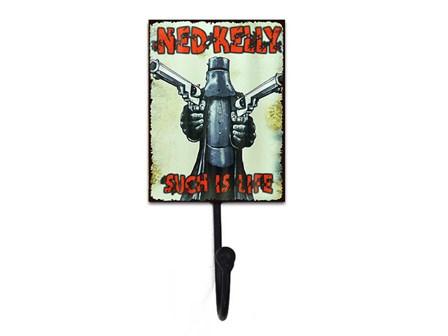 SINGLE HOOK NED KELLY 20X9X7CM SOLD QTY 2