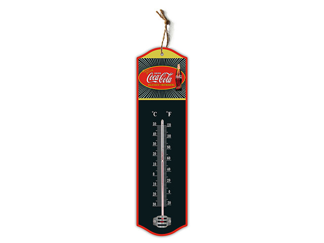 THERMOMETER ICE COLD COLA 8X27CM