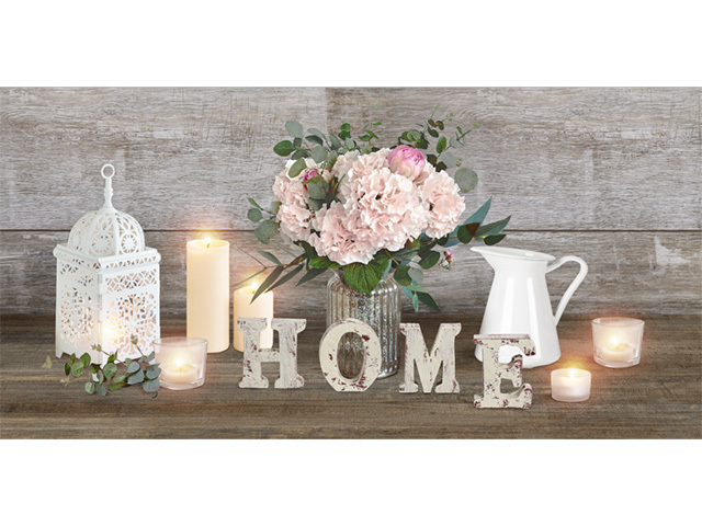 LED CANVAS HOME 70x35cm