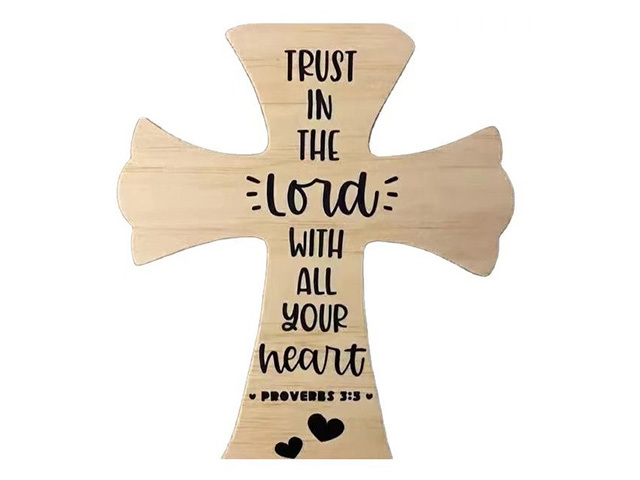 WOODEN PLAQUE CROSS TRUST