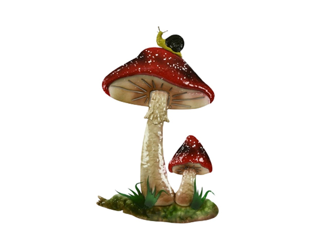 METAL MUSHROOM WALL DECOR 42X3.5X66CM