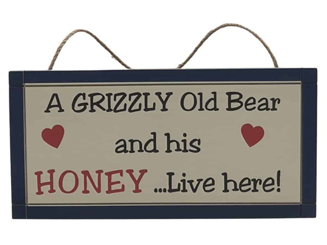SIGN BEAR AND HIS HONEY