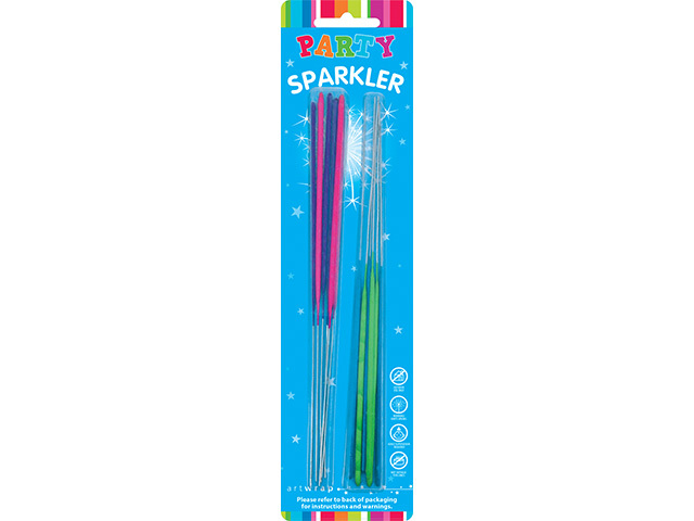 SPARKLER 20CM 12PK COLOUR MIX SOLD QTY12