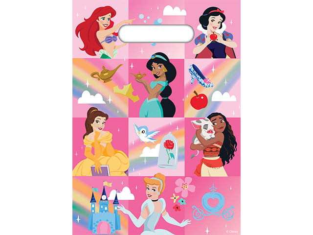 PARTY BAG 8PK PRINCESS SOLD QTY12