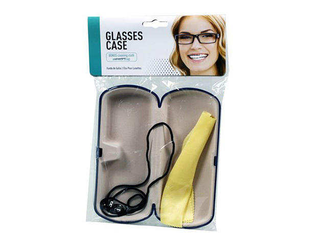 GLASSES CASE W/CLOTH AND STRAP