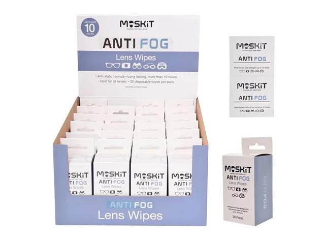 MASKIT ANTIFOG LENS WIPE 30PACK UN24
