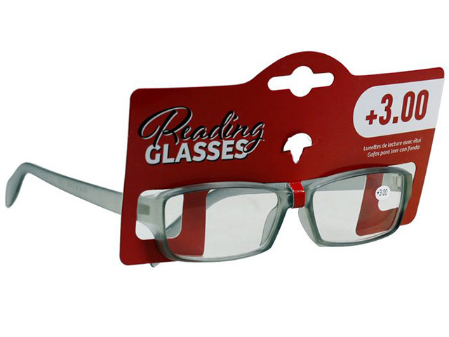 READING GLASSES +3 MATTE FRAME