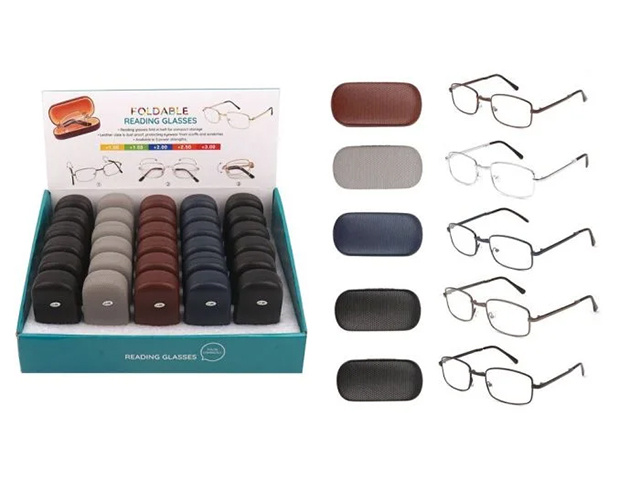 FOLDABLE READING GLASSES 5ASST UN30