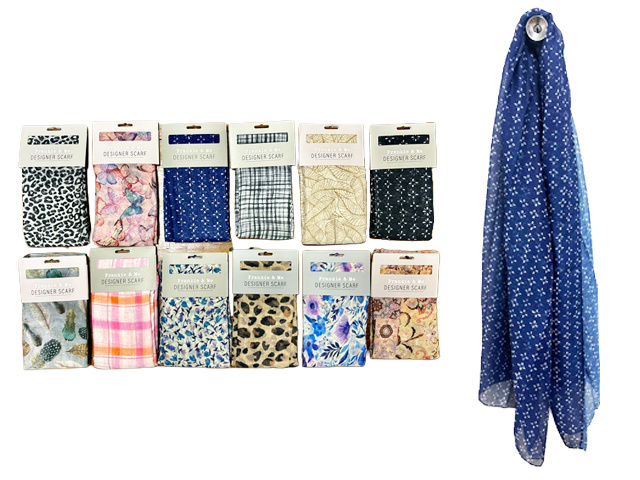 LIGHT SCARVES 12ASST