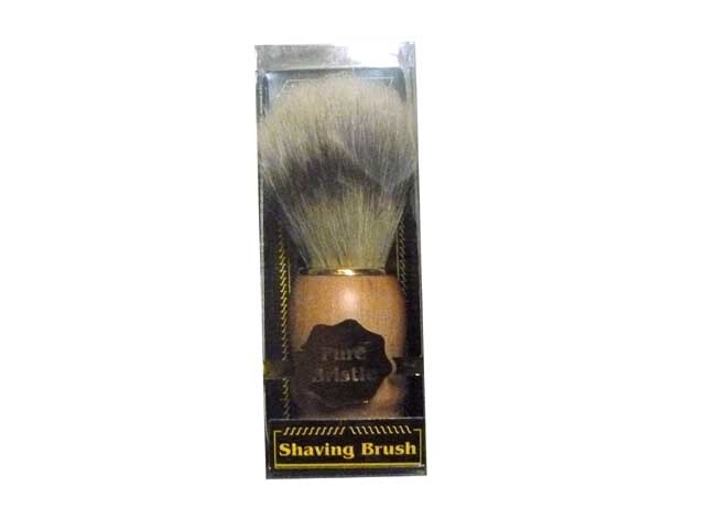 SHAVING BRUSH PURE BRISTLE BOXED
