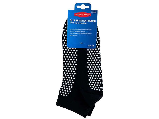 SB SLIP RESISTANT GRIP SOCKS SIZE 3-8